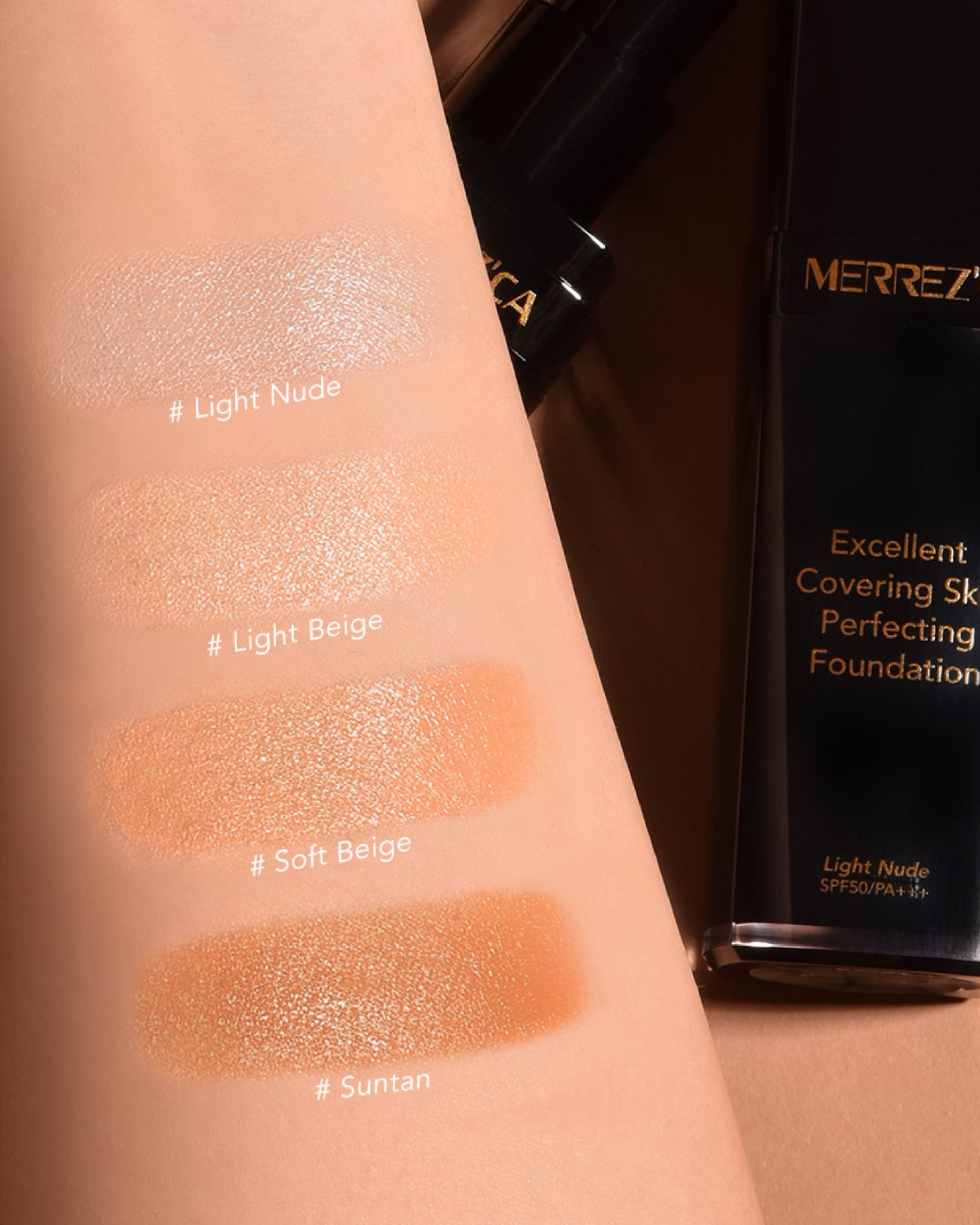 Merrezca Excellent Covering Skin Perfecting Foundation SPF50/PA+++